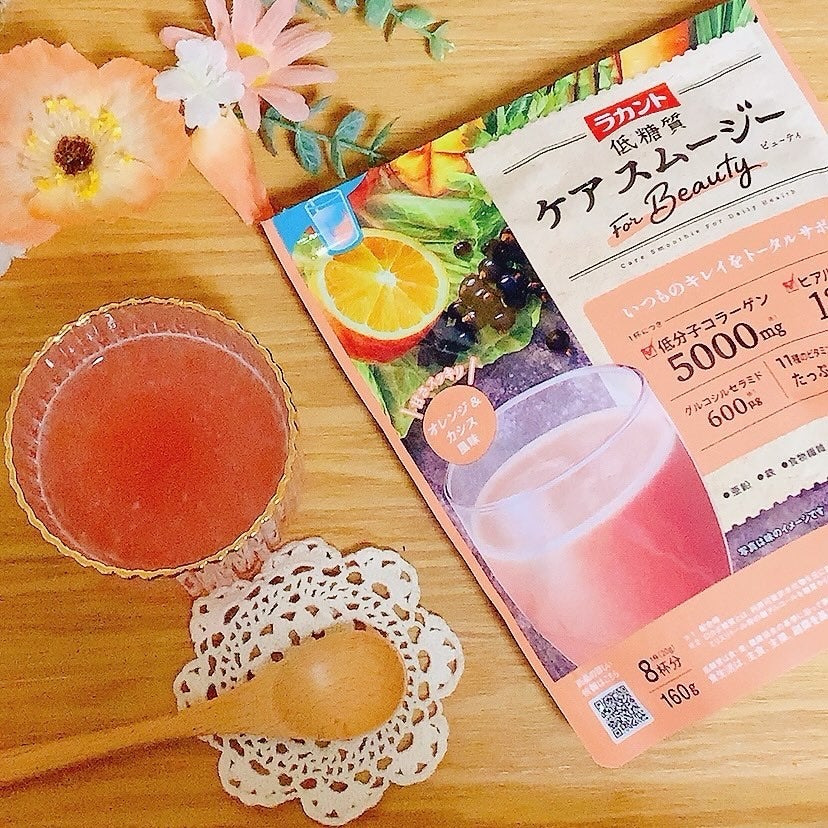 低糖質ケアスムージー/ラカント/美容サプリメントを使ったクチコミ(1枚目)