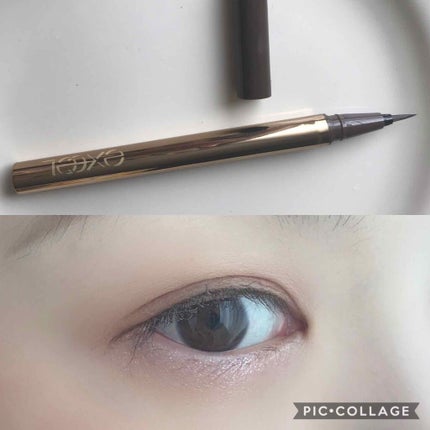 スキニーリッチライナー/excel/リキッドアイライナーを使ったクチコミ(2枚目)