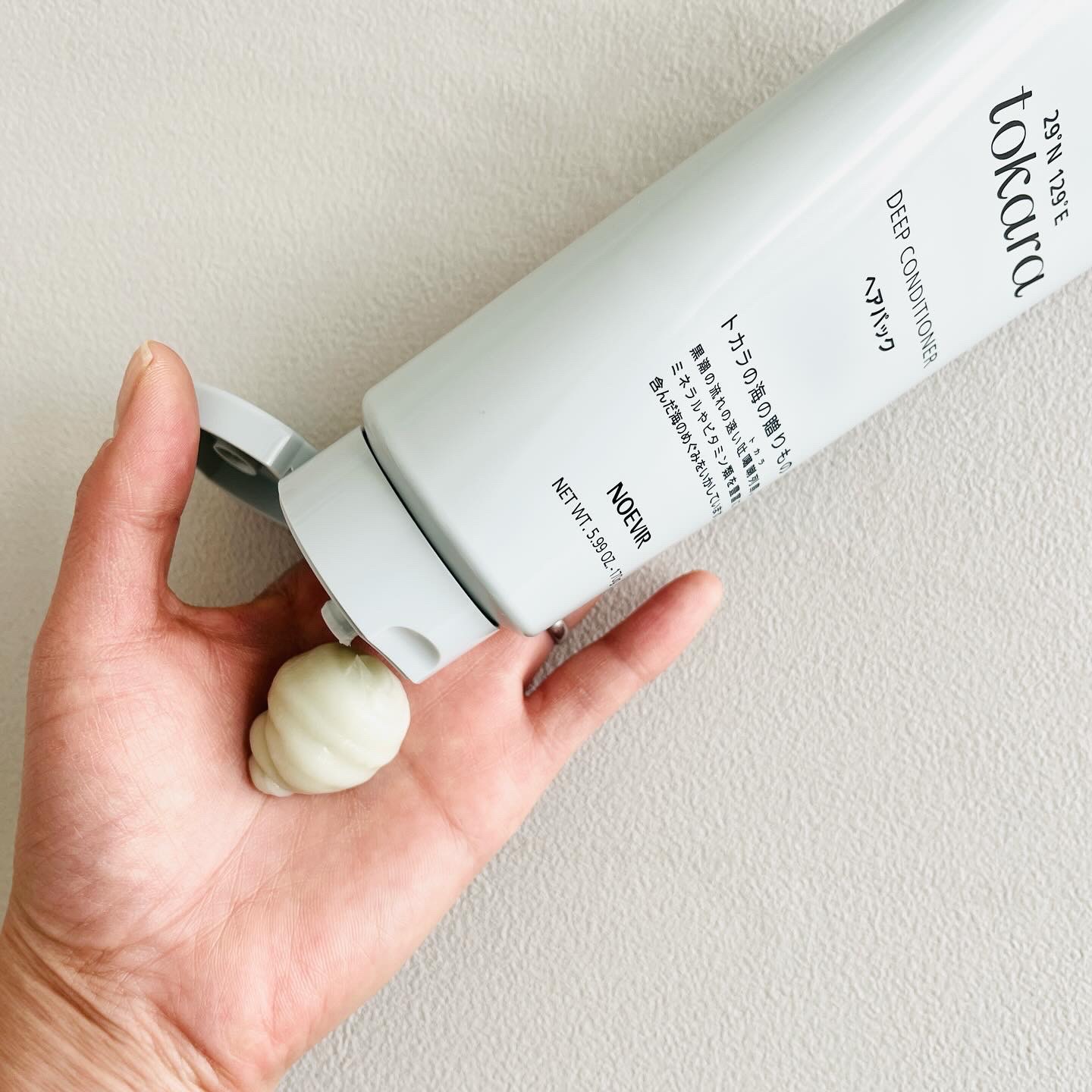 トカラの海のヘアパック/ノエビア/ヘアマスク・ヘアパックを使ったクチコミ（2枚目）