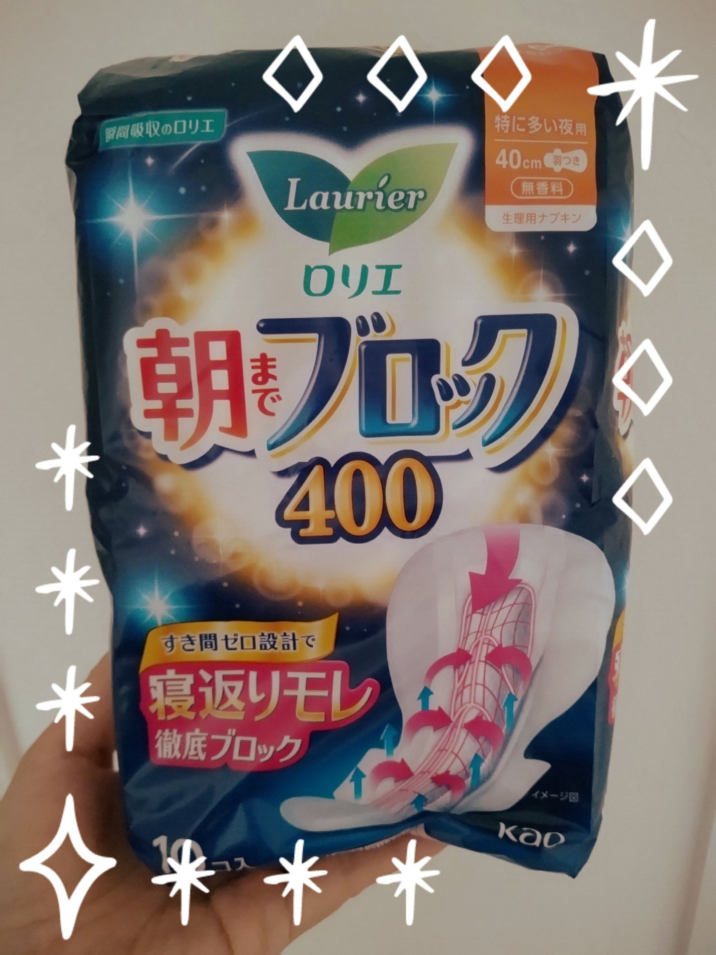 朝までブロック 370/ロリエ/ナプキンを使ったクチコミ(1枚目)