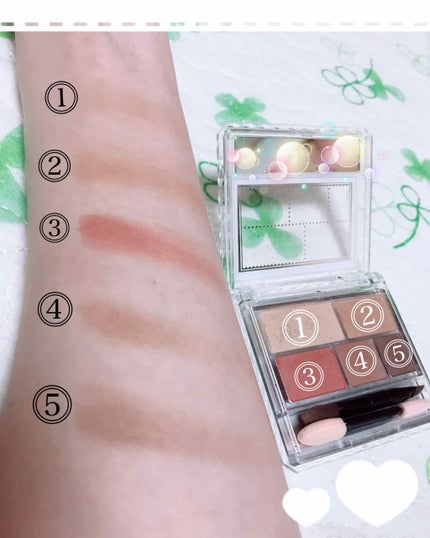 パーフェクトマルチアイズ/キャンメイク/アイシャドウパレットを使ったクチコミ(2枚目)