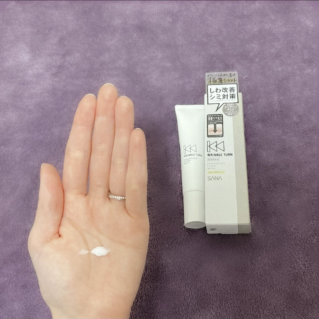 薬用コンセントレートクリーム　ホワイト/サナ　リンクルターン/フェイスクリームを使ったクチコミ（3枚目）