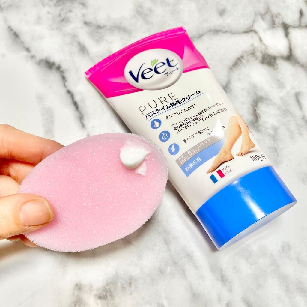 ヴィート ピュアバスタイム除毛クリーム 敏感肌用/Veet/除毛クリームを使ったクチコミ(3枚目)