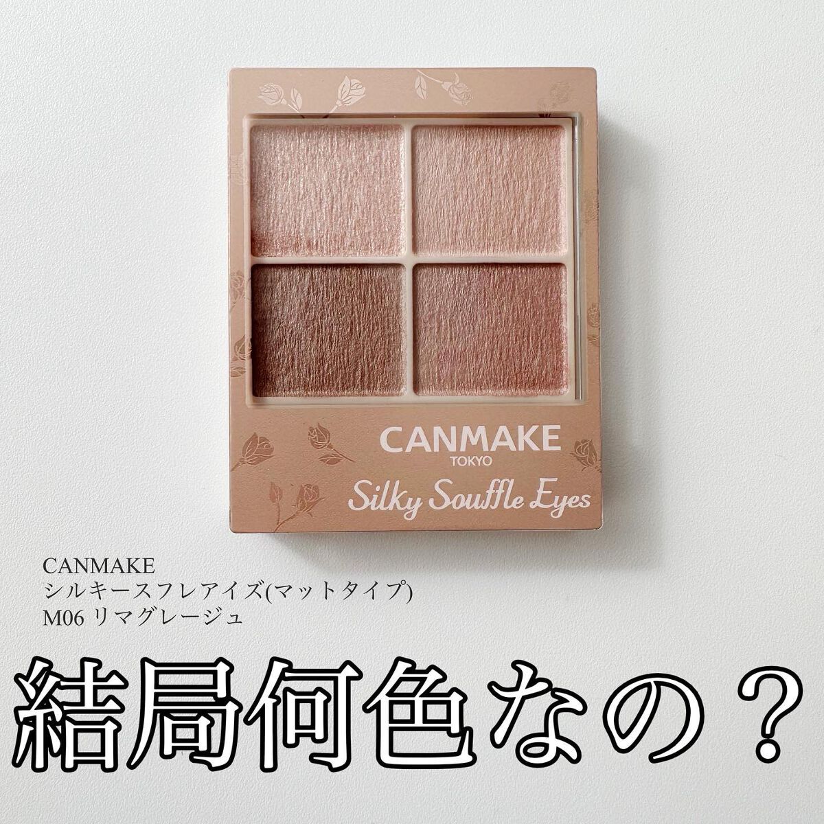 シルキースフレアイズ（マットタイプ）/キャンメイク/アイシャドウパレットを使ったクチコミ（1枚目）
