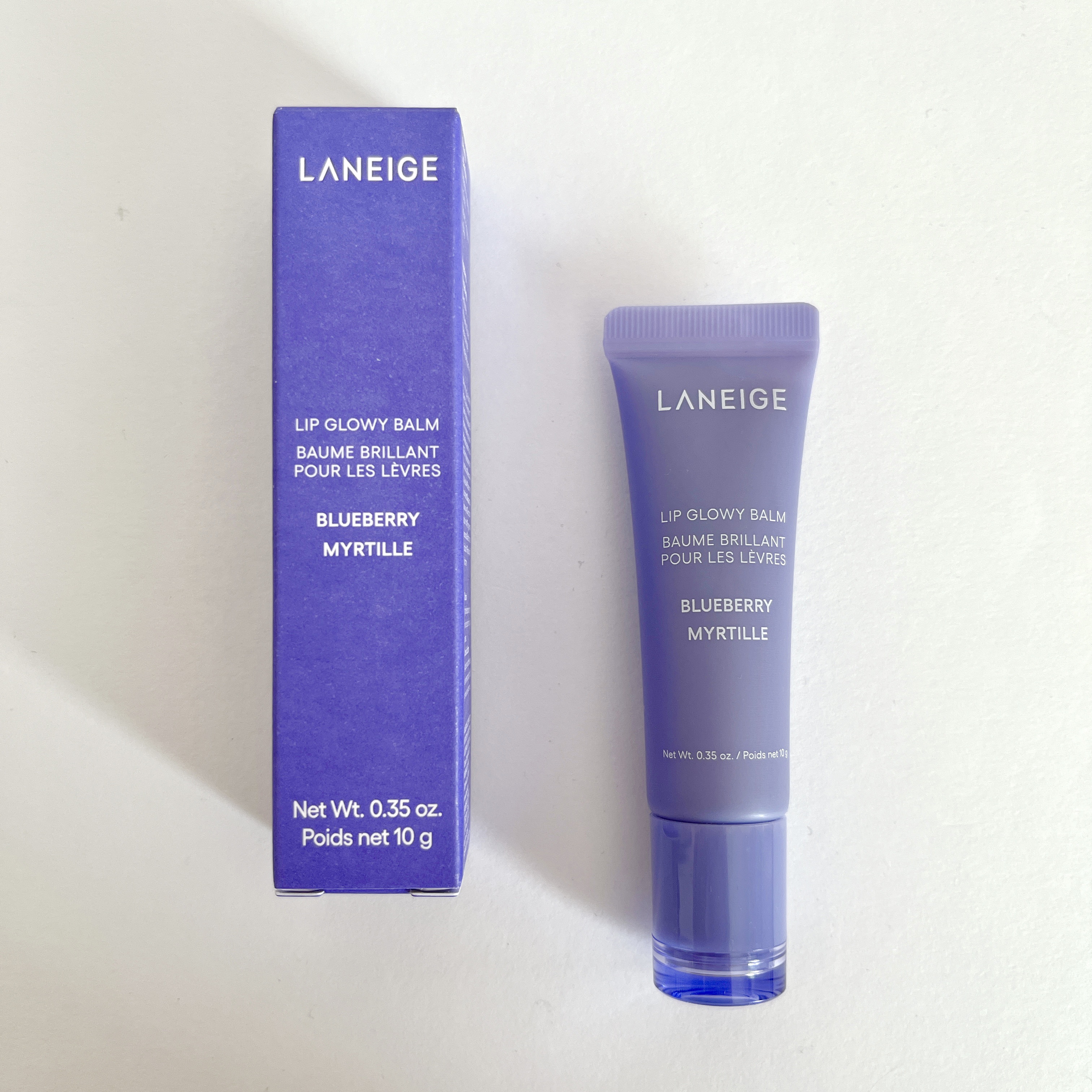 リップグロウィバーム ブルーベリー/LANEIGE/リップバームを使ったクチコミ（3枚目）