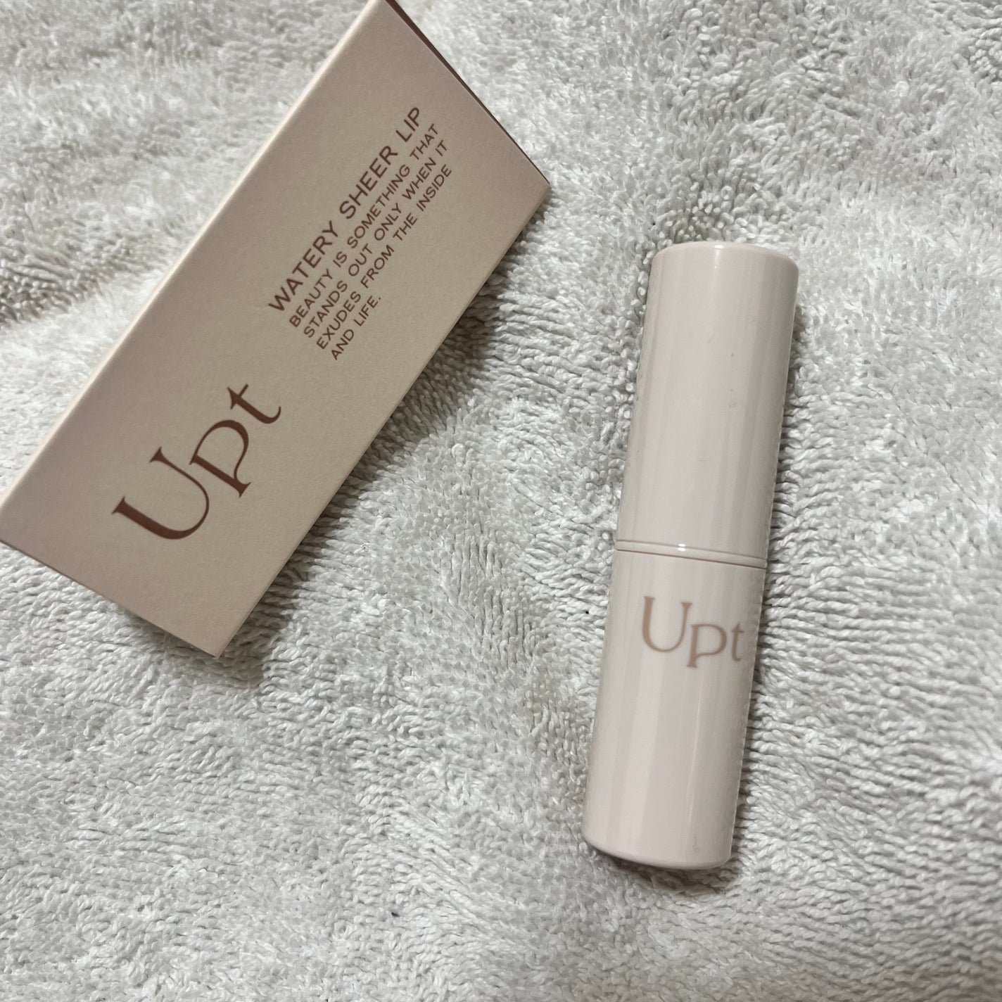 Upt WATERY SHEER LIP /Upt/口紅を使ったクチコミ(1枚目)