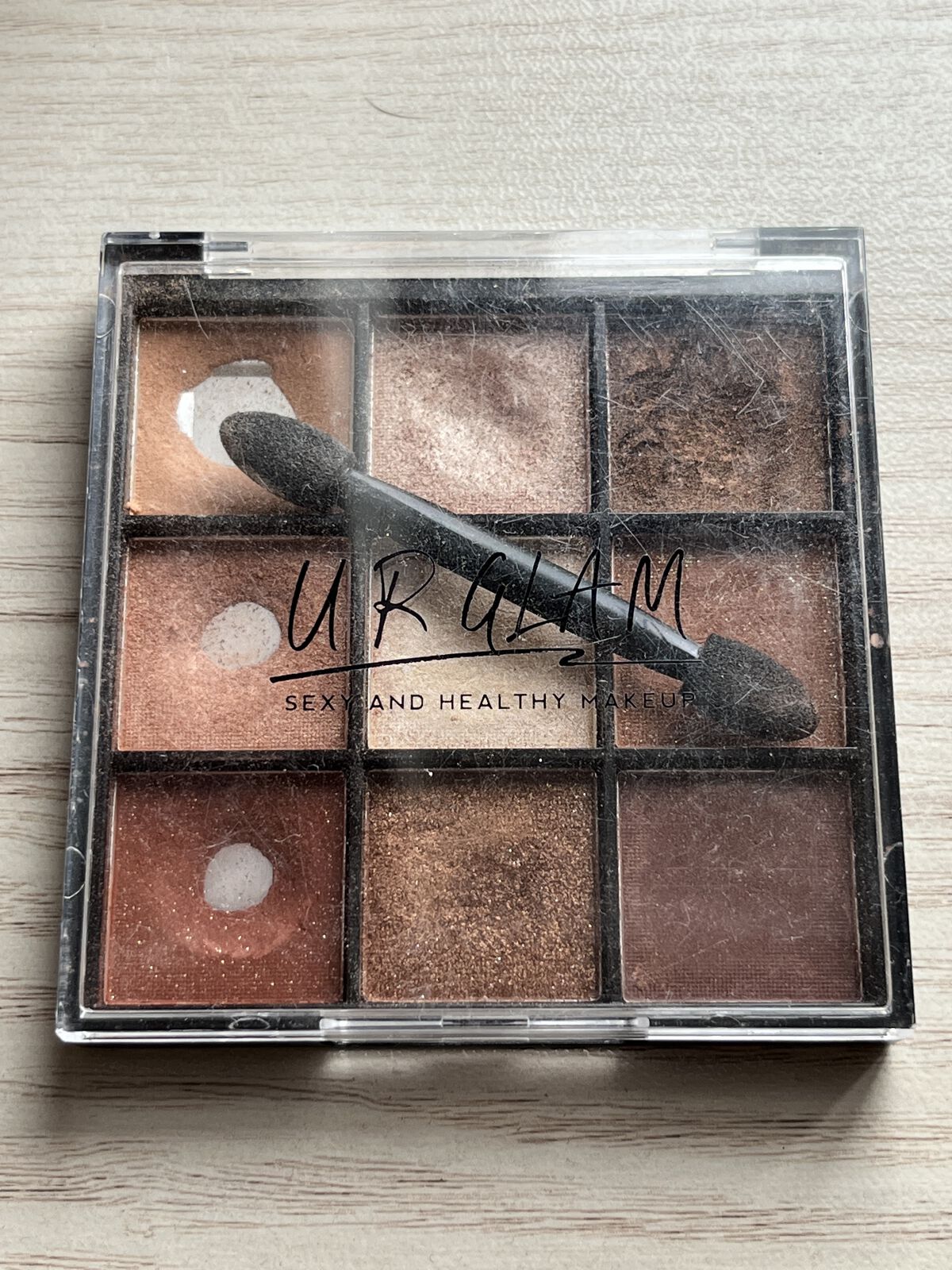 UR GLAM　BLOOMING EYE COLOR PALETTE/U R GLAM/アイシャドウパレットを使ったクチコミ（1枚目）