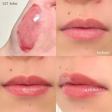 ボリュームパールキッスグロス/Dinto/リップグロスを使ったクチコミ(5枚目)