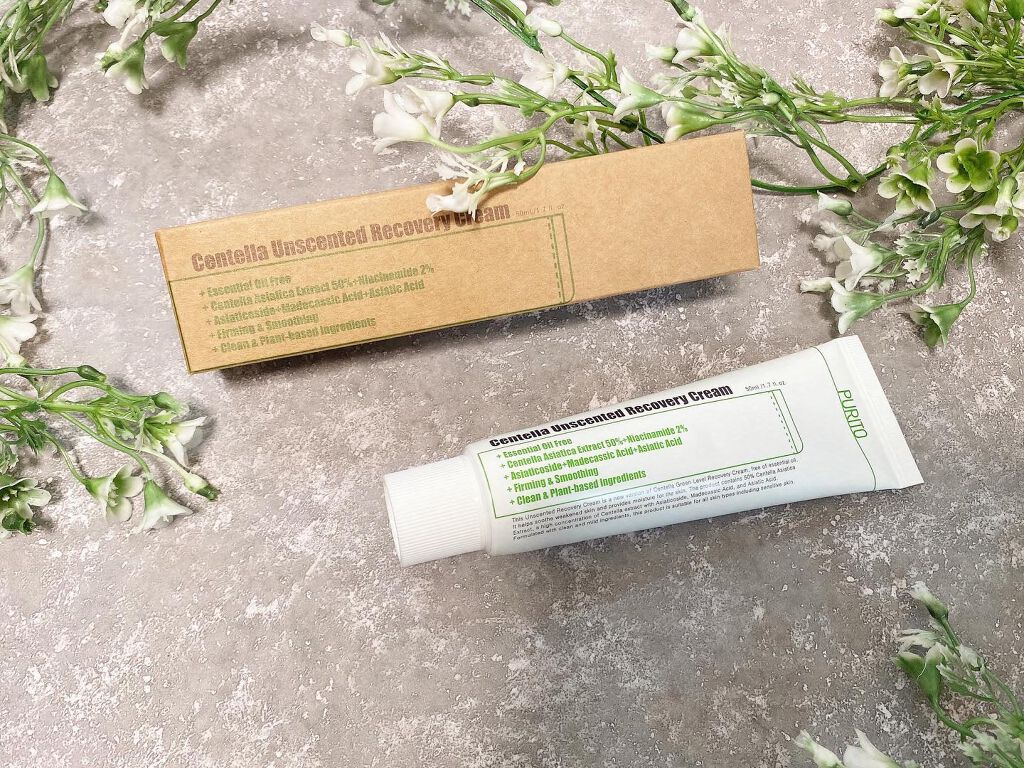 センテラアンセンティドリカバリークリーム/PURITO/フェイスクリームを使ったクチコミ（1枚目）