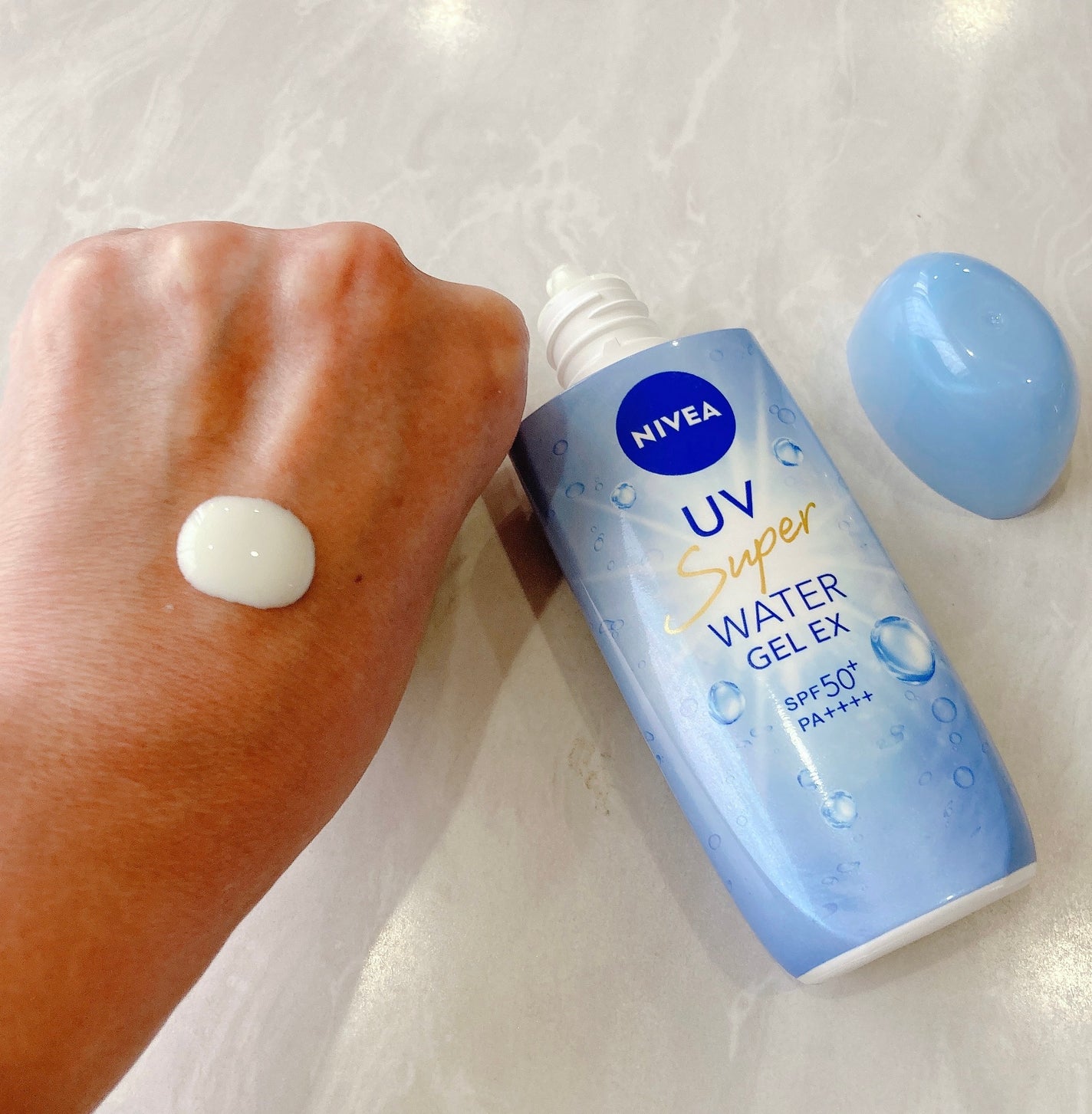 ニベアUV ウォータージェルEX/ニベア/日焼け止めジェルを使ったクチコミ(2枚目)