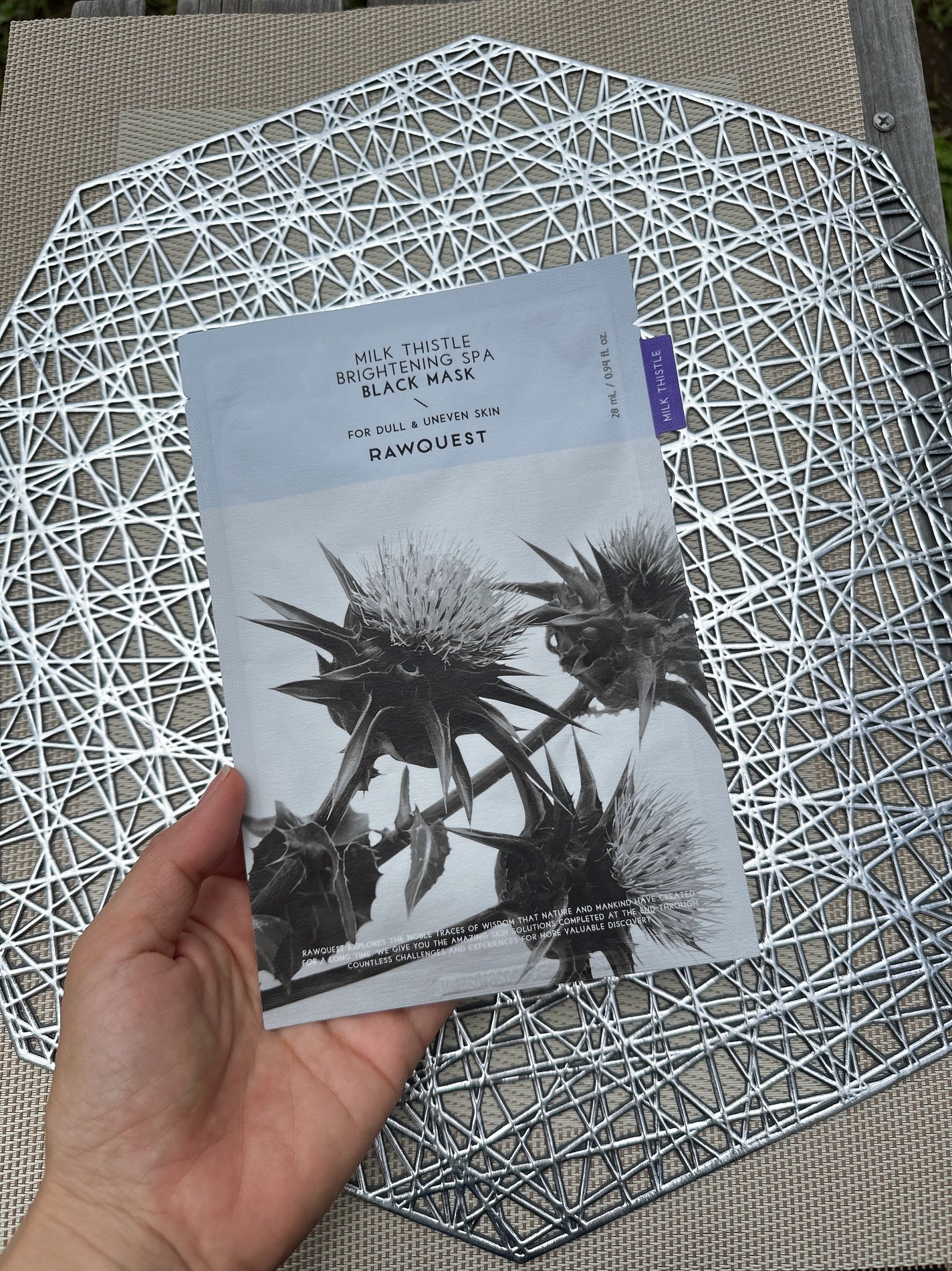 ミルクシスルブライトニングスパブラックマスク/RAWQUEST/シートマスク・パックを使ったクチコミ(1枚目)
