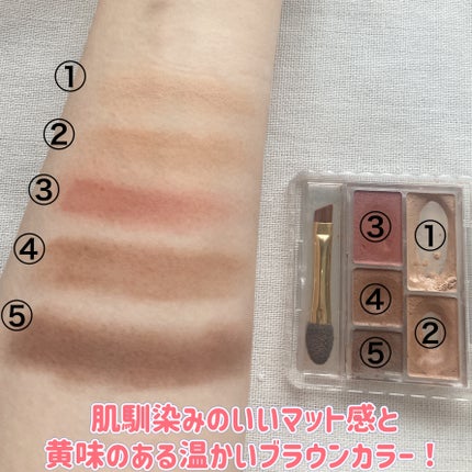 パーフェクトマルチアイズ/キャンメイク/アイシャドウパレットを使ったクチコミ(2枚目)