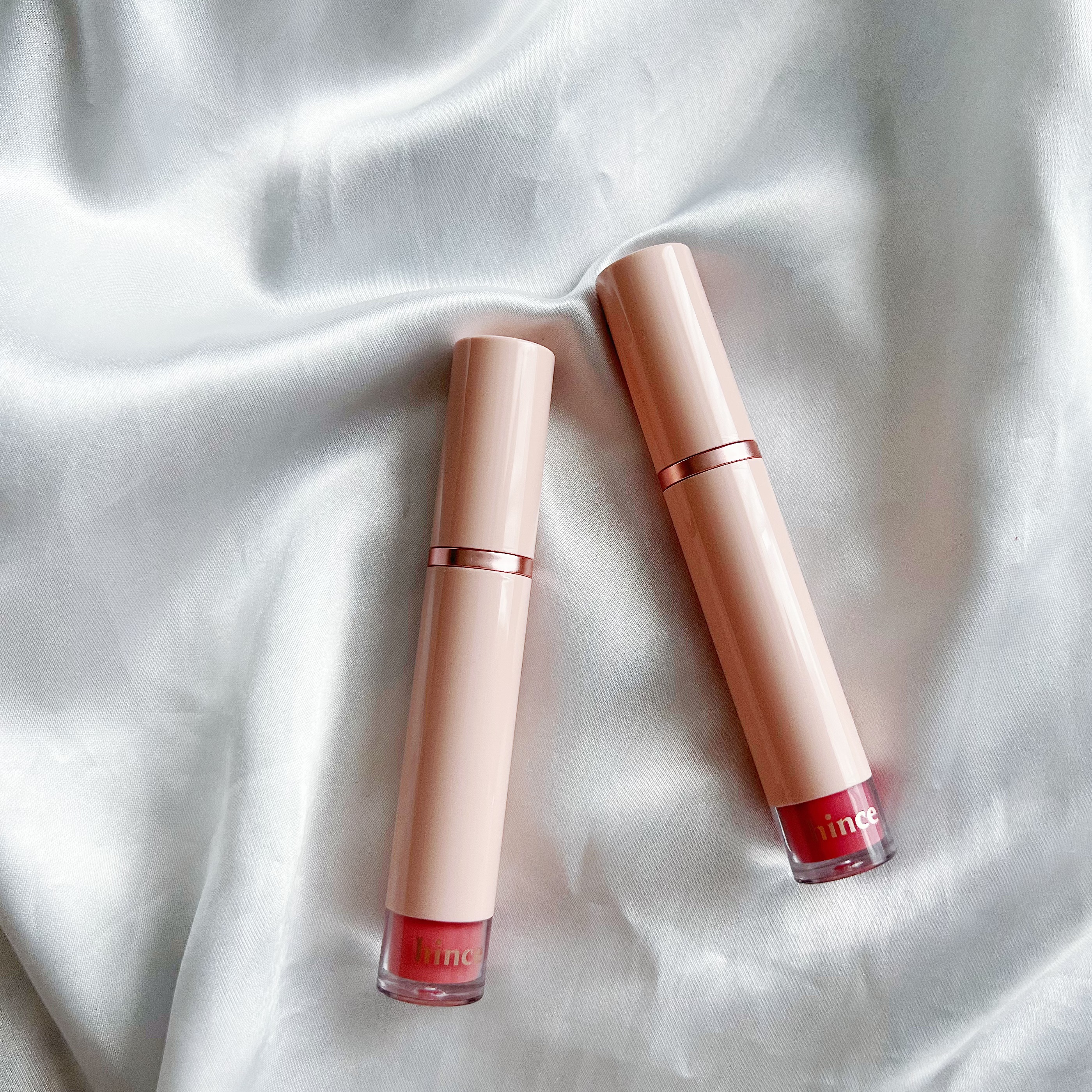 ムードインハンサーウォーターリキッドグロウ W013 アディクティド/hince/口紅を使ったクチコミ（2枚目）