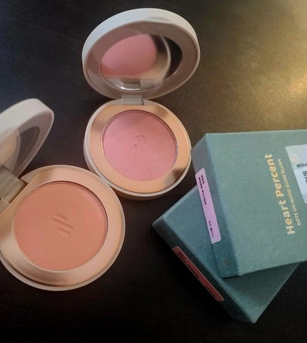 ドットオンムード グロウブラッシュ/Heart Percent/パウダーチークを使ったクチコミ(1枚目)