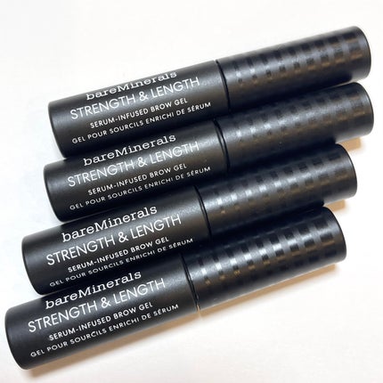 ストレングス & レングス セラム インフューズド ブロウ ジェル/bareMinerals/眉マスカラを使ったクチコミ(5枚目)