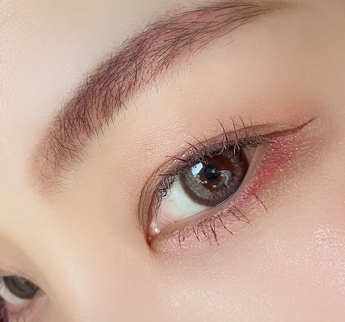 24hours リキッドライナー チェリーブラウン/ブリリアージュ/リキッドアイライナーを使ったクチコミ（2枚目）