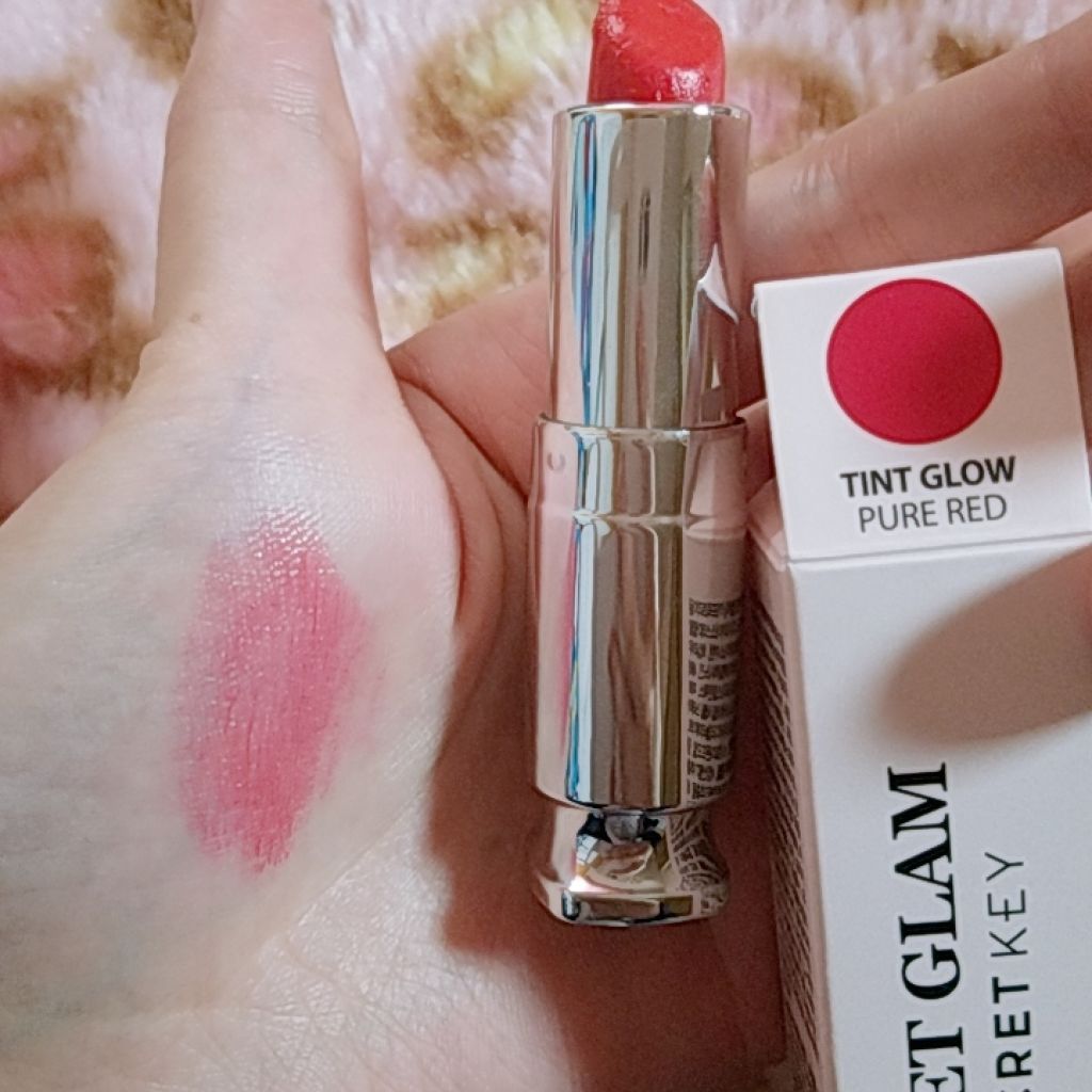 SWEET GLAM TINT GLOW/SECRET KEY/口紅を使ったクチコミ（3枚目）