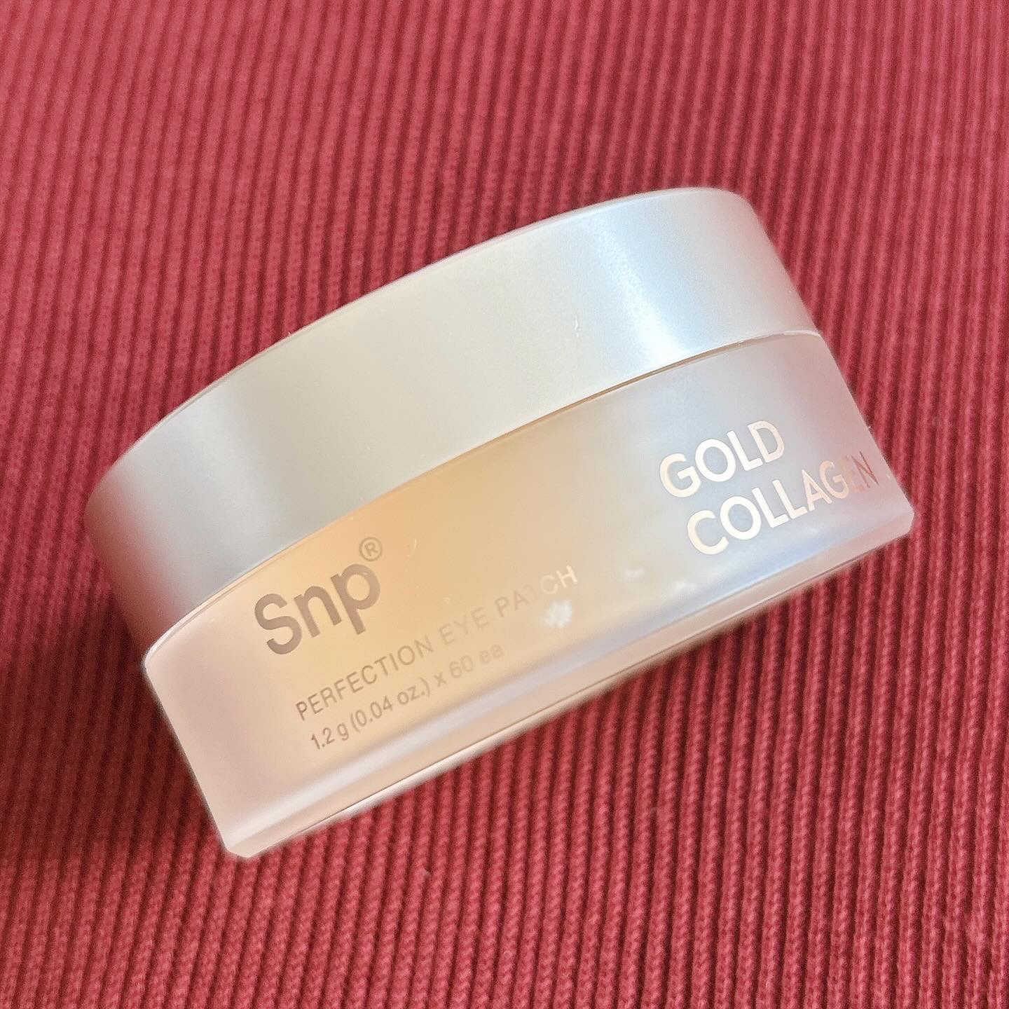 ゴールドコラーゲンパーフェクションアイパッチ/SNP/シートマスク・パックを使ったクチコミ（2枚目）