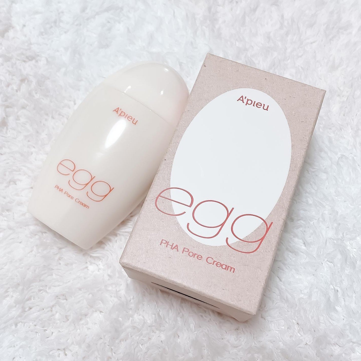 毛穴レスむき卵肌クリーム/A’pieu/フェイスクリームを使ったクチコミ(5枚目)