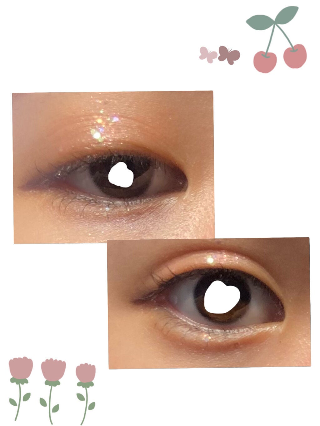 デュオ ポケット グリッター シャドウ/PERIPERA/アイシャドウパレットを使ったクチコミ(3枚目)