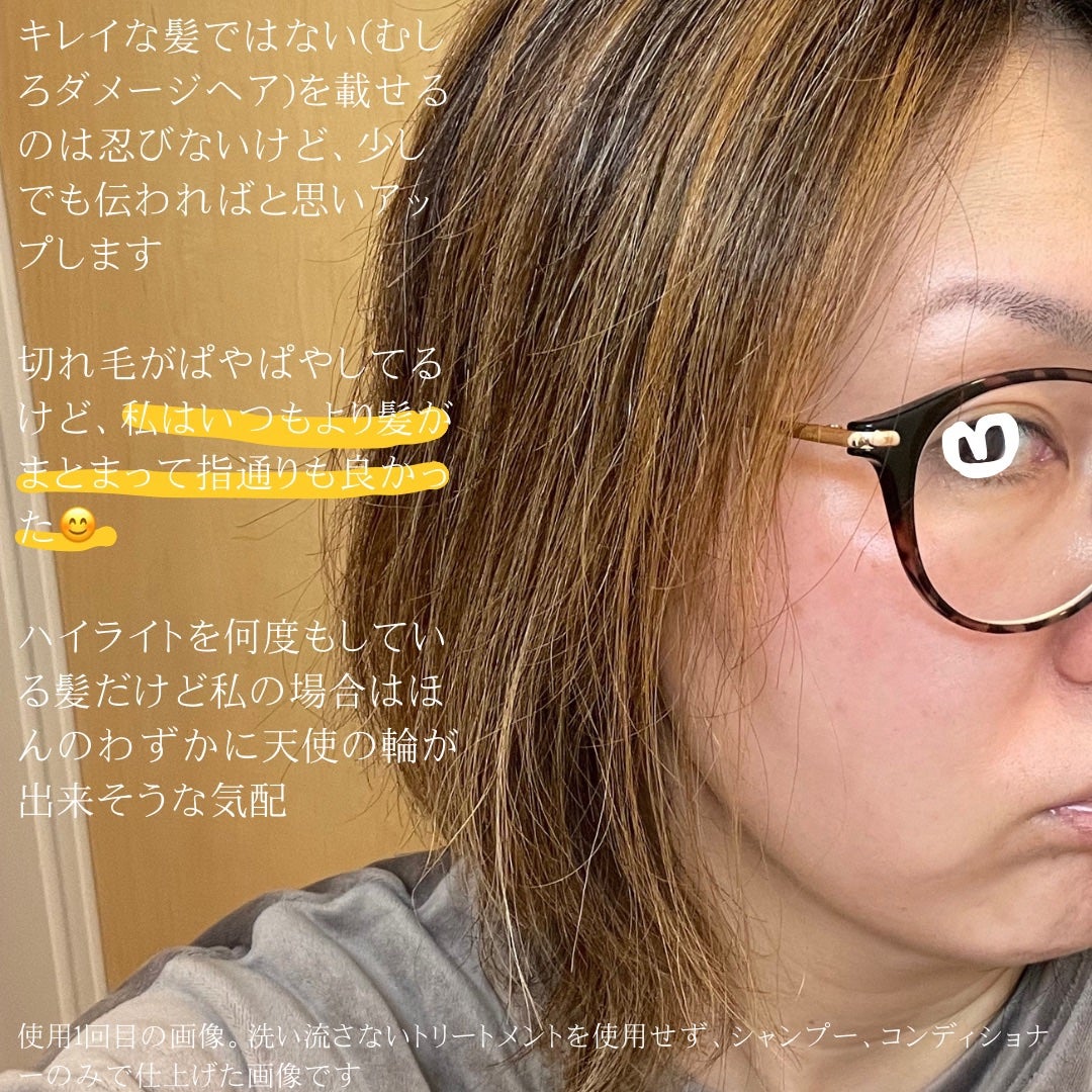 オイルインシャンプー/オイルインコンディショナー (グロス&リペア)/ディアボーテ/市販シャンプーを使ったクチコミ(4枚目)