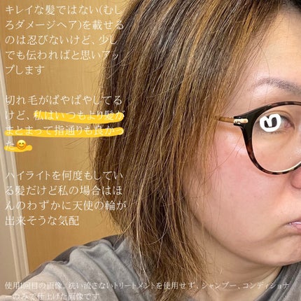 オイルインシャンプー/オイルインコンディショナー (グロス&リペア)/ディアボーテ/市販シャンプーを使ったクチコミ(4枚目)