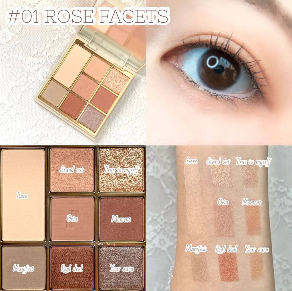 ドットオンムードアイパレット/Heart Percent/アイシャドウパレットを使ったクチコミ（2枚目）