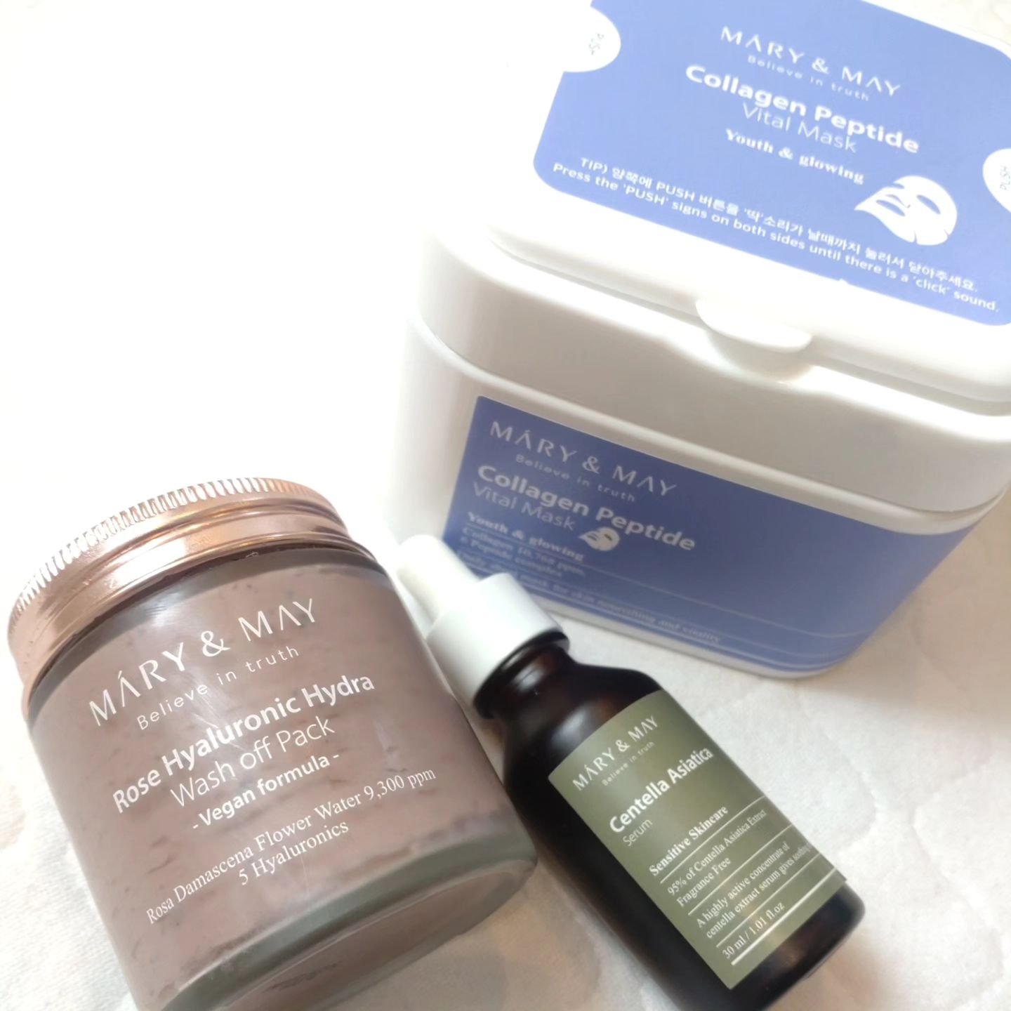 コラーゲンペプチドバイタルマスク /MARY&MAY/シートマスク・パックを使ったクチコミ（1枚目）
