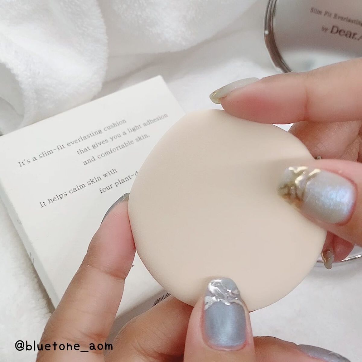 スリムフィット エバーラスティング クッション 21 アイボリー/Dear.A/クッションファンデーションを使ったクチコミ（2枚目）