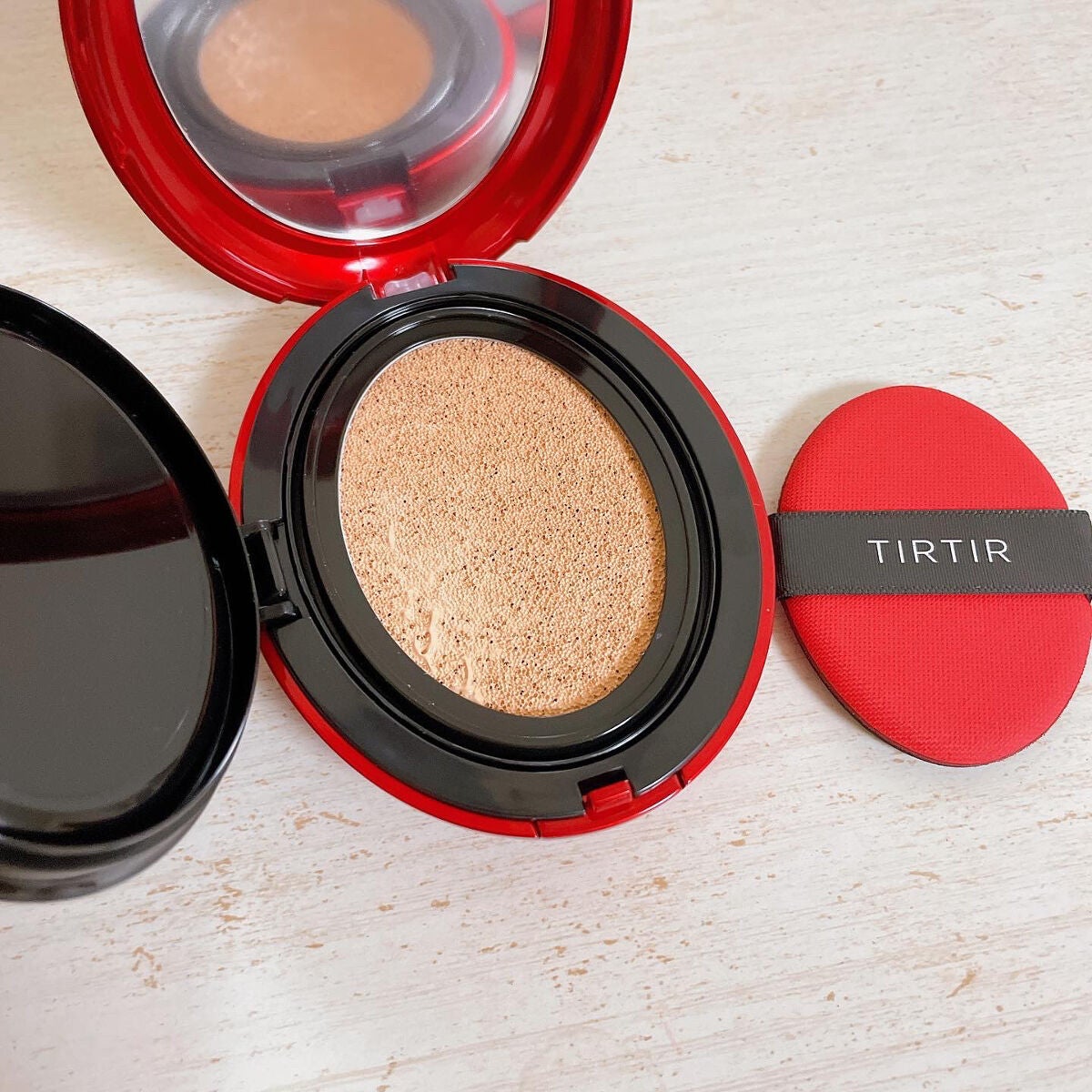 マスク フィット レッド クッション/TIRTIR(ティルティル)/クッションファンデーションを使ったクチコミ(3枚目)