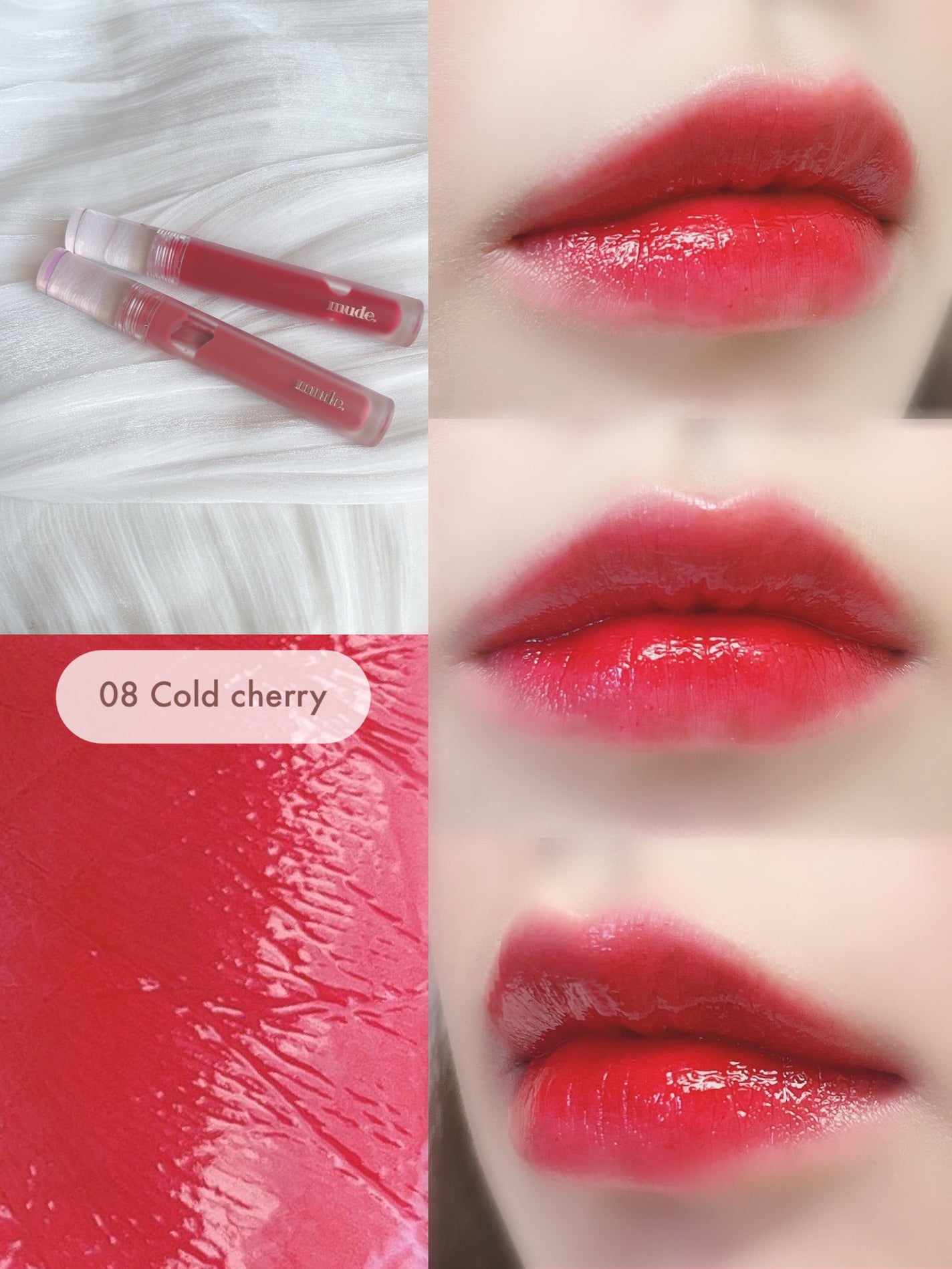 グラッセリップティント/mude/リップティントを使ったクチコミ(5枚目)