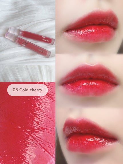 グラッセリップティント/mude/リップティントを使ったクチコミ(5枚目)