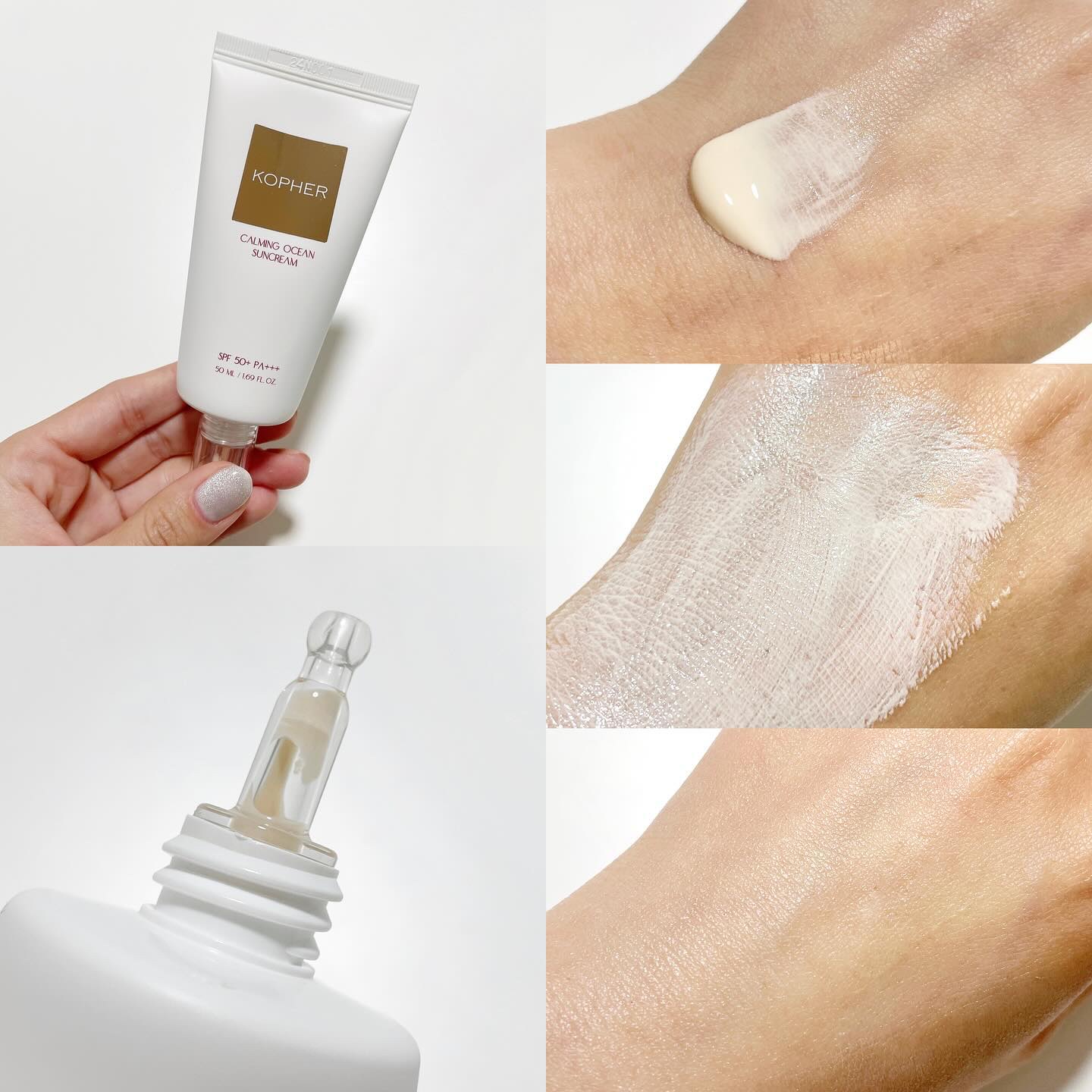 CALMING OCEAN SUNCREAM/KOPHER/日焼け止めクリームを使ったクチコミ（3枚目）
