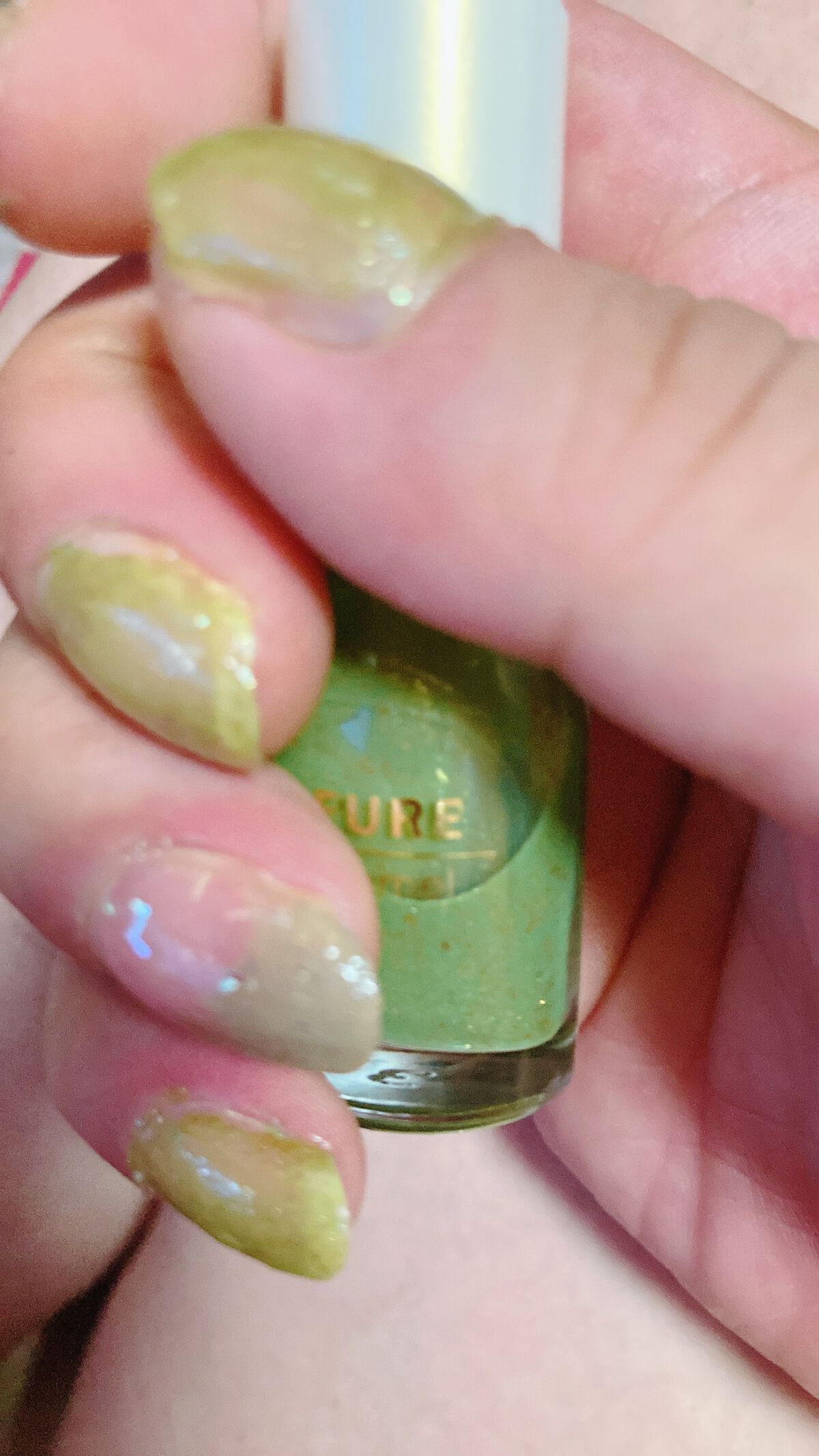 ネイル エナメル/ちふれ/マニキュアを使ったクチコミ（2枚目）