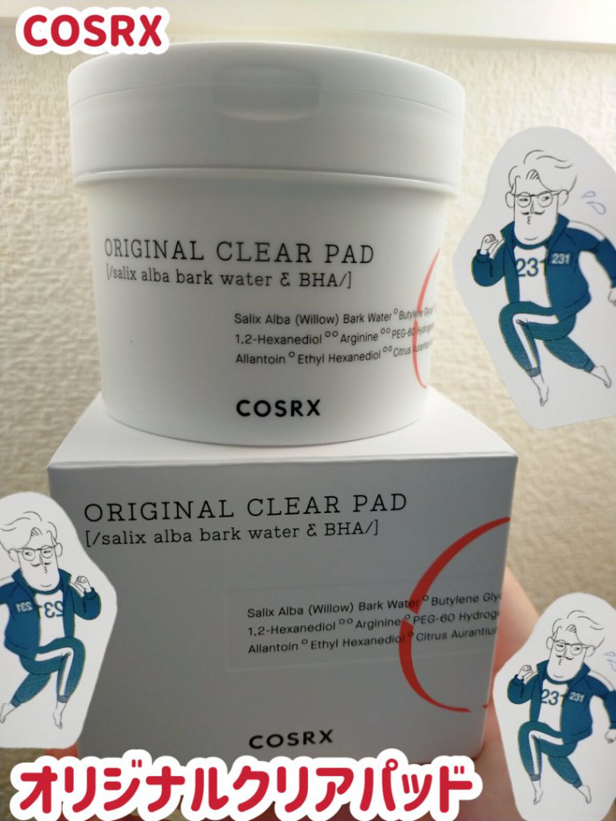 ワンステップオリジナルクリアパッド/COSRX/トナーパッドを使ったクチコミ（1枚目）