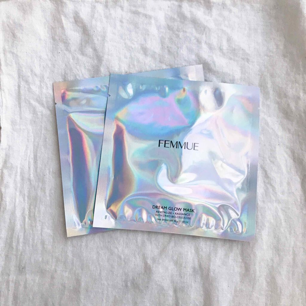 ドリームグロウマスク RR（透明感・キメ）/FEMMUE/シートマスク・パックを使ったクチコミ（1枚目）