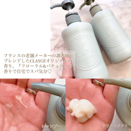 シャンプー/トリートメントR /CLAYGE/シャンプー・コンディショナーを使ったクチコミ(3枚目)
