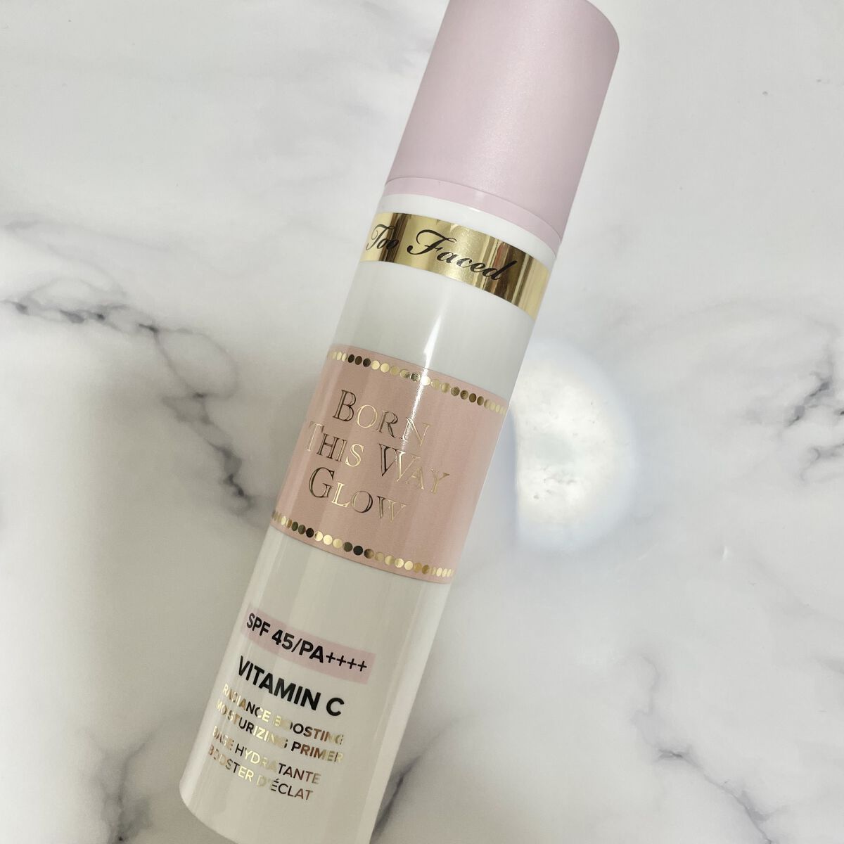 ボーン ディス ウェイ グロウ モイスチュアライジング メイクアップ プライマー/Too Faced/化粧下地を使ったクチコミ（1枚目）