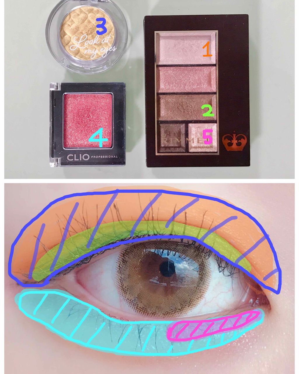 ルックアット マイアイズ/ETUDE/単色アイシャドウを使ったクチコミ(3枚目)