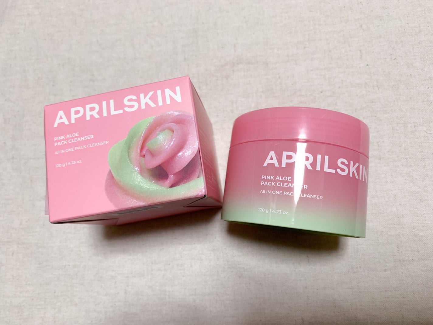 ピンクアロエメレンゲクレンザー/APRILSKIN/その他洗顔料を使ったクチコミ(2枚目)