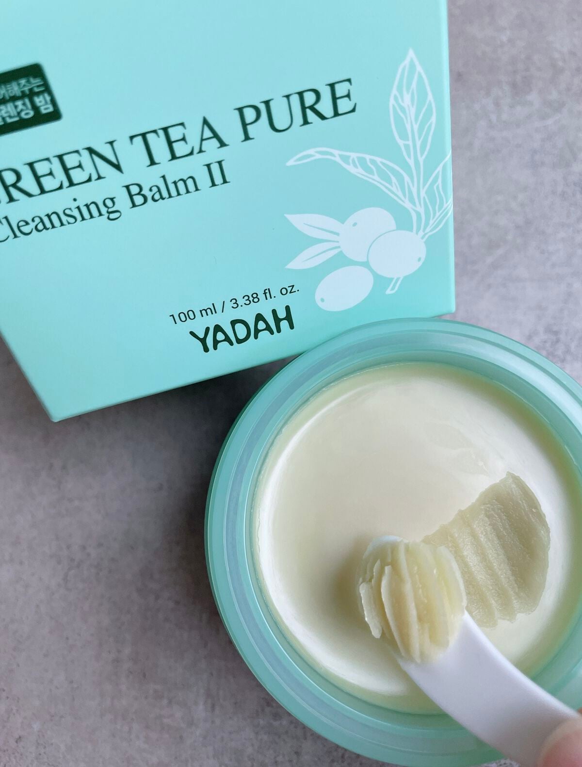 グリーンティーピュアクレンジングバームⅡ/YADAH/クレンジングバームを使ったクチコミ(5枚目)