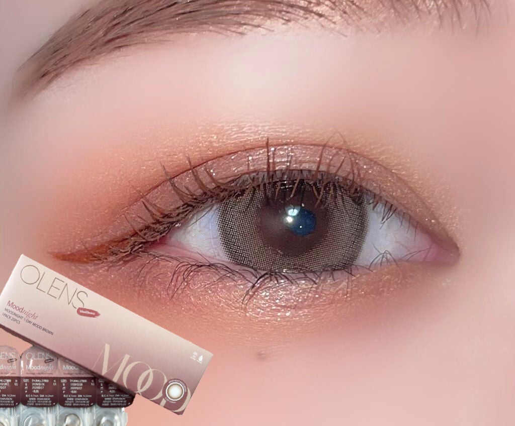 Moodnight 1day/OLENS/ワンデー(1DAY)カラコンを使ったクチコミ(1枚目)