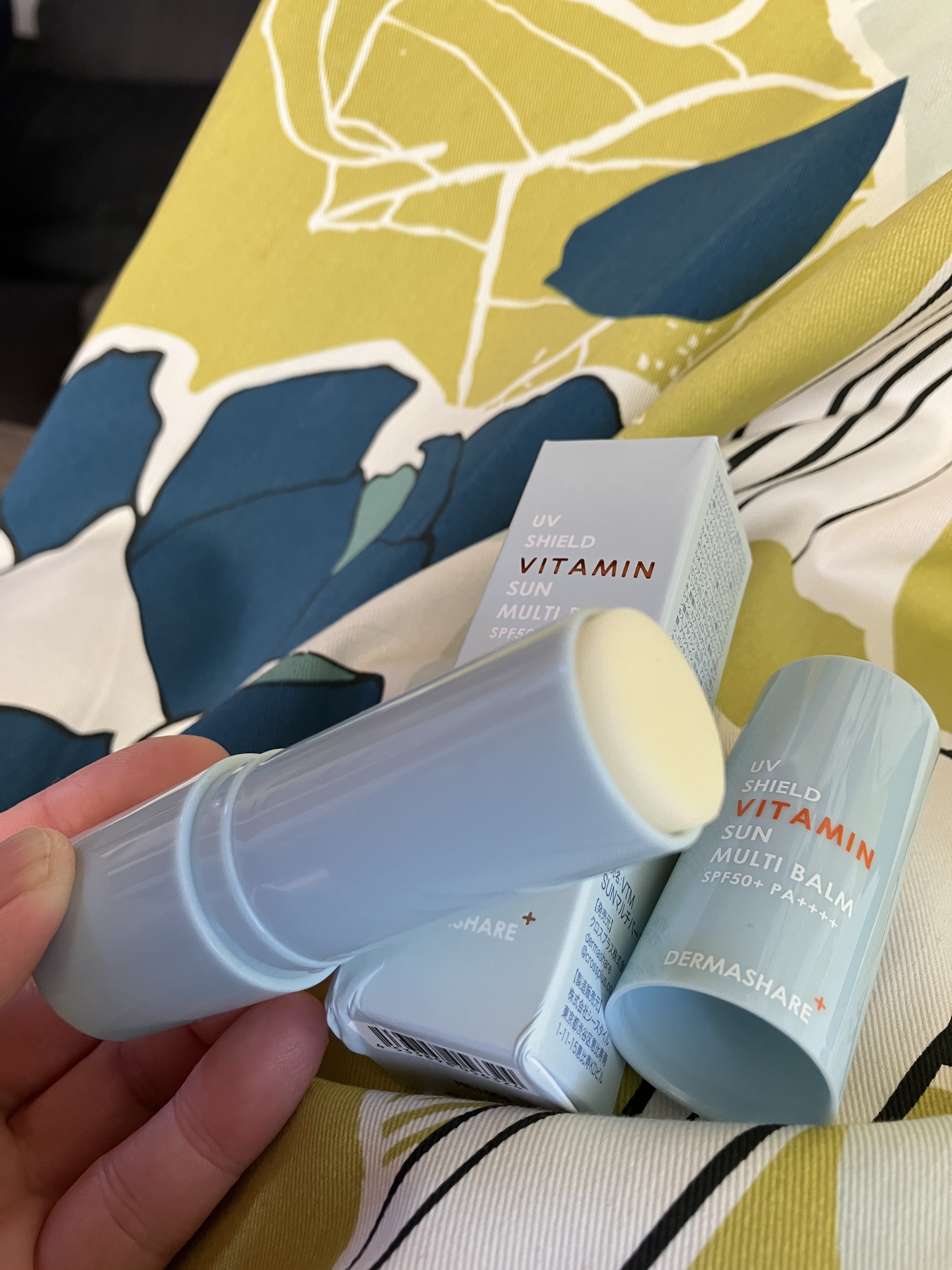 UVシールドビタミンサンマルチバーム/DERMASHARE/日焼け止めクリームを使ったクチコミ（2枚目）