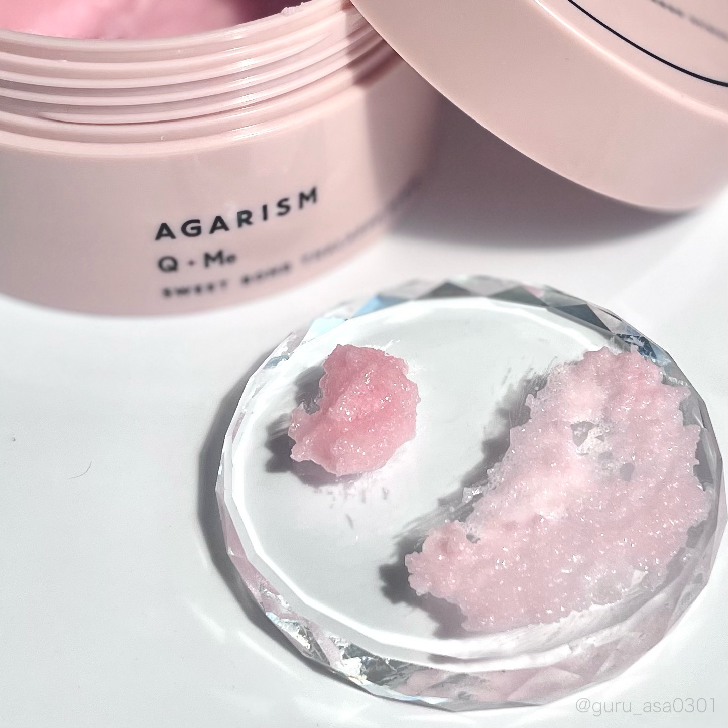 Q+Me スウィート ボム タラソ スクラブ/AGARISM/バスト・ヒップケアを使ったクチコミ（3枚目）