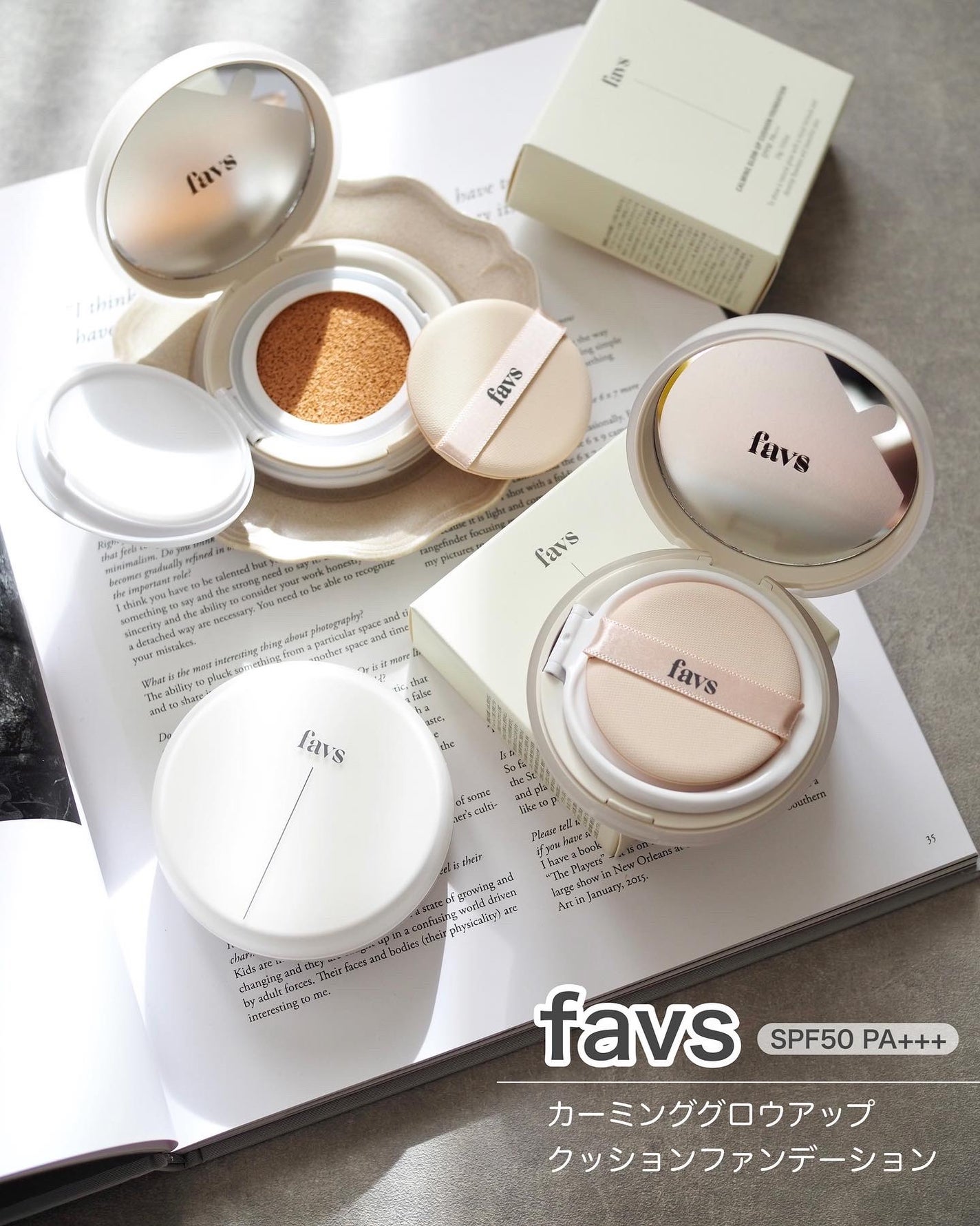 カーミンググロウアップクッションファンデーション/favs/リキッドファンデーションを使ったクチコミ(1枚目)