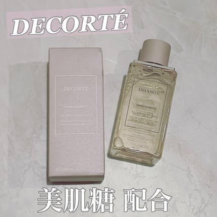 イドラクラリティ 薬用 トリートメント エッセンス ウォーター/DECORTÉ/化粧水を使ったクチコミ(1枚目)