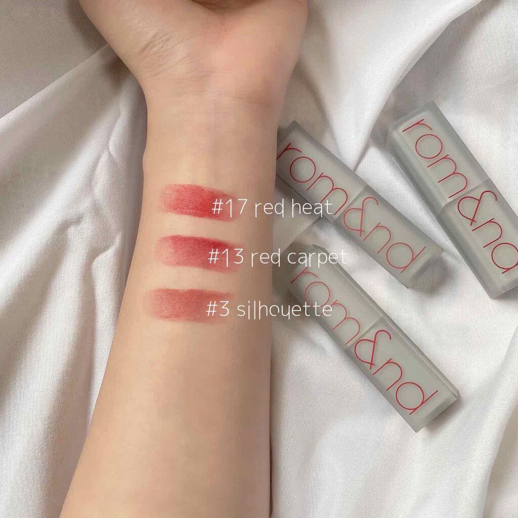 ゼログラムマットリップスティック/rom&nd/口紅を使ったクチコミ(2枚目)