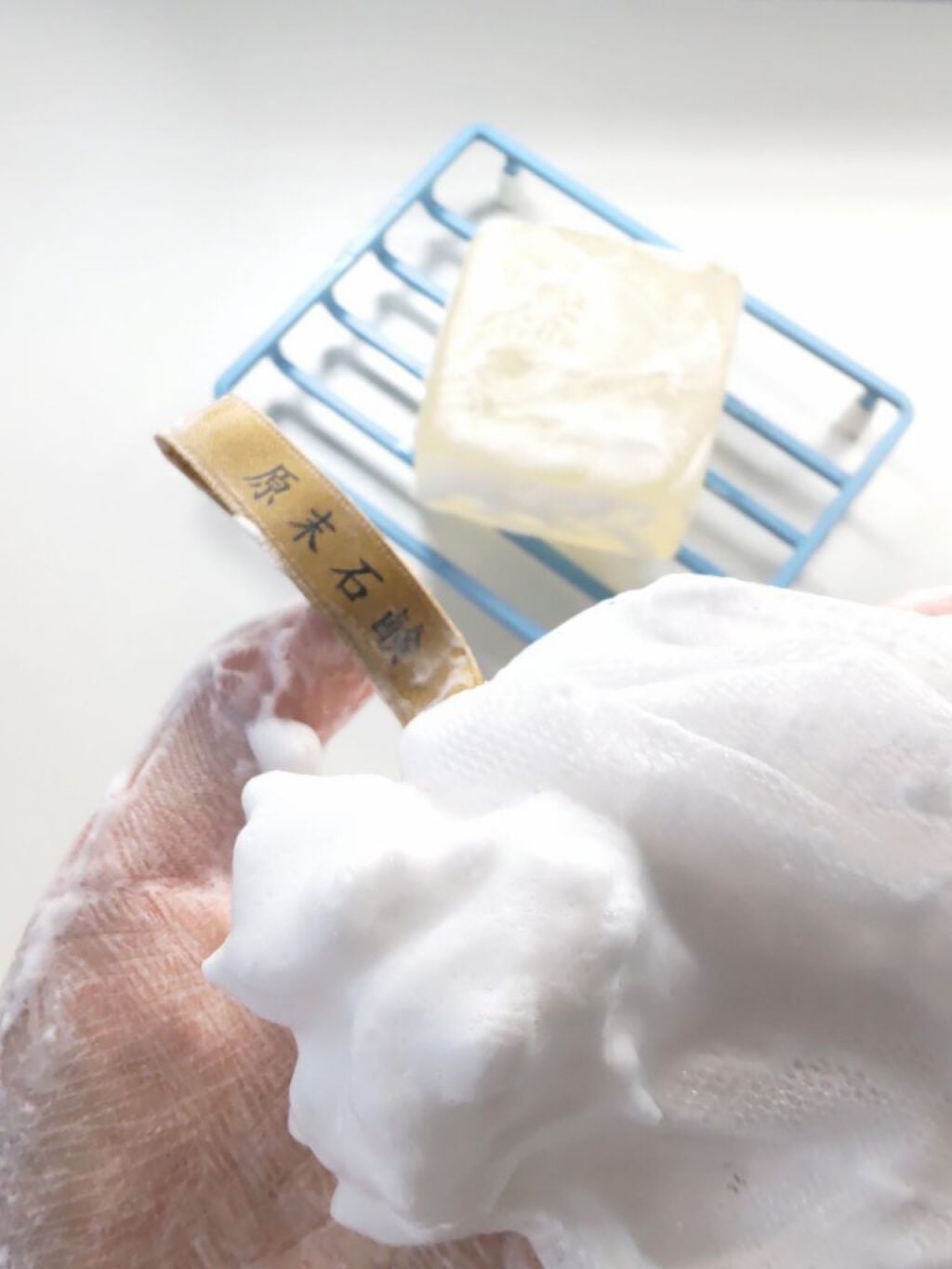 G FLOWER/原末石鹸/洗顔石鹸を使ったクチコミ(3枚目)