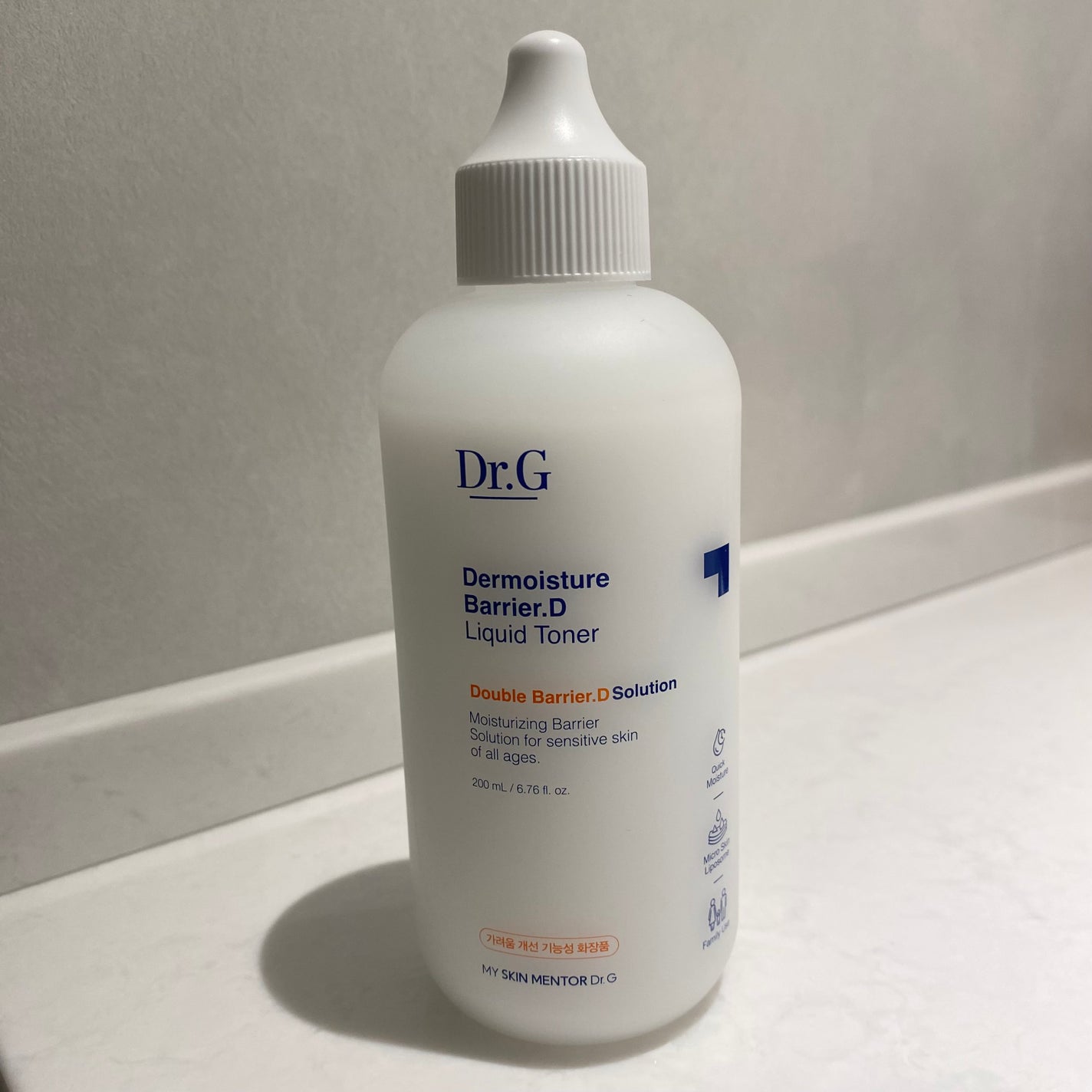 ザモイスチャーバリアDリキッドトナー/Dr.G/化粧水を使ったクチコミ(3枚目)