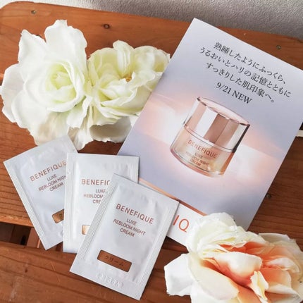 リュクス リブルームナイトクリーム/BENEFIQUE/フェイスクリームを使ったクチコミ(1枚目)